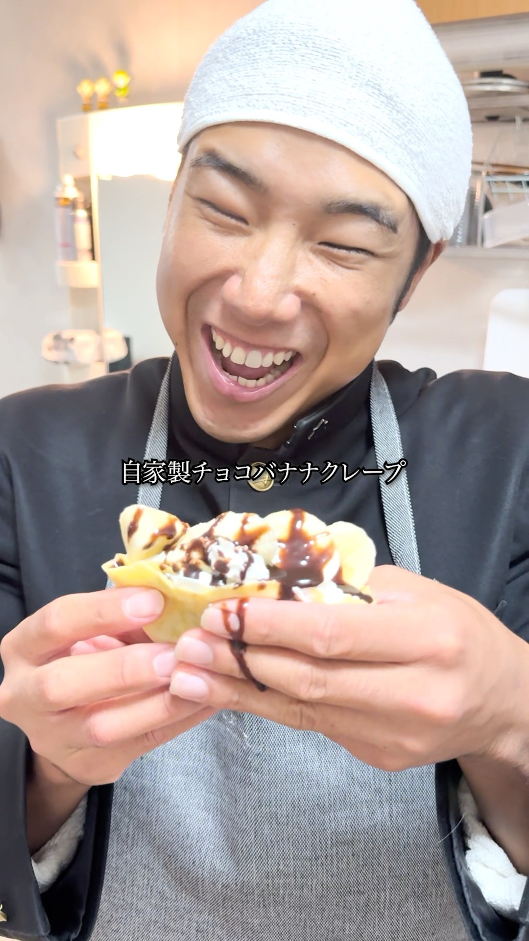 Chocolate Banana Crepe #1 million subscribers this year #8 days