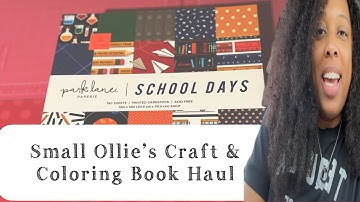 Ollie’s Bargain Outlet Haul: Crafts & Coloring Books