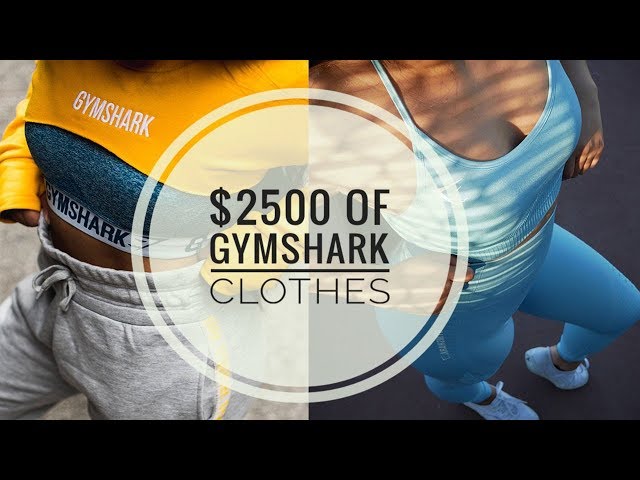 I SPENT $2500 ON GYMSHARK  SIZE GUIDE WITH EXACT MEASUREMENTS