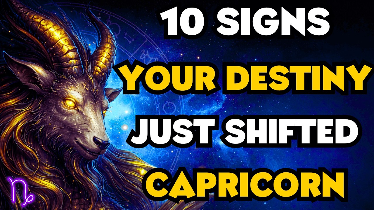 IF YOU'RE A CAPRICORN SEEING THESE 10 SIGNS, YOUR DESTINY JUST SHIFTED