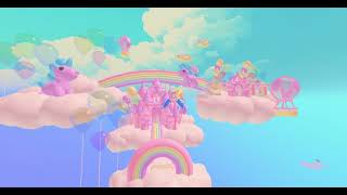 ADOPT ME ON ROBLOX!! BALLOON UNICORN CASTLE BUILD!! MY LATEST BUILD screenshot 4