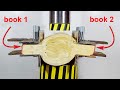HYDRAULIC PRESS vs BOOKS connected by friction
