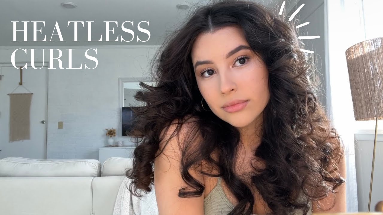 heatless curls on curly hair (3A) + hairstyles