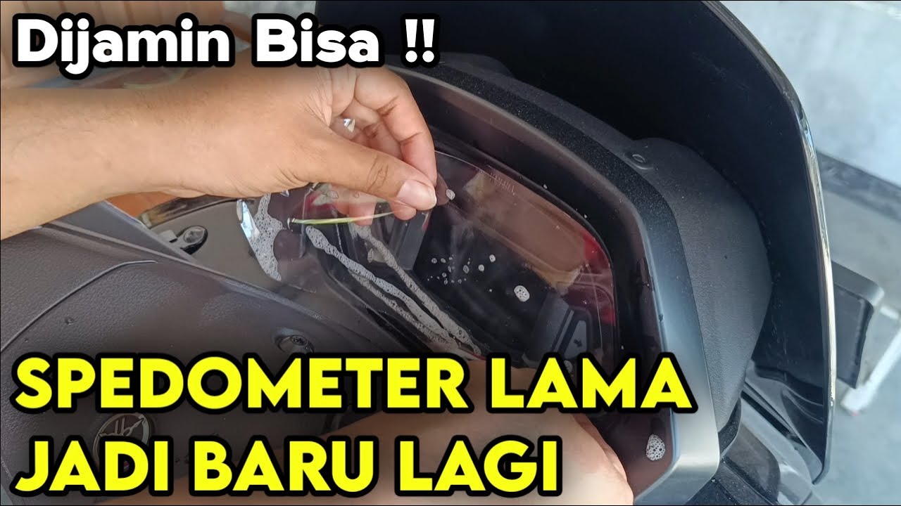 Tutorial pasang sticker spedometer NMAX 🔥 Speedometer lama jadi baru lagi