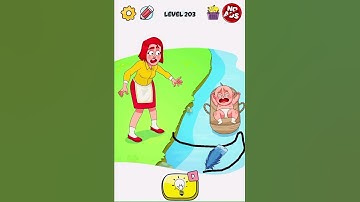 Braindom draw puzzle level 203#braindom #braingames #youtubeshorts