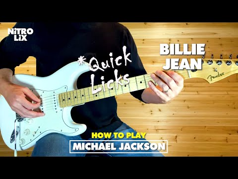 Learn "Billie Jean" by Michael Jackson – Quick Licks Guitar Lesson