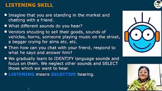FOUR LANGUAGE SKILLS & SELECTIVE LISTENING (Listening Skill - Basic Level - Module 2 ) screenshot 5