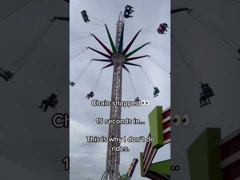 CRAZY RIDE ACCIDENT #accident #themepark #ridefail #rollercoaster #youtubeshorts #incident #shorts