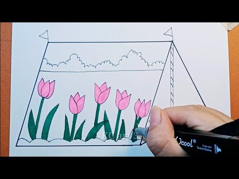 Video Vẽ trang trí Lều Trại - Vẽ lều trại đơn giản nhất | Mĩ... - youtube