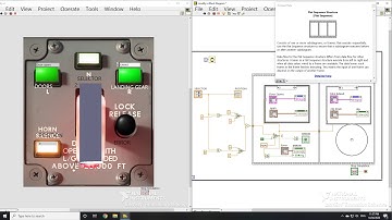 Simulation of landing gear system control using labview