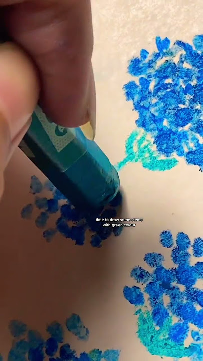 How to blend oil pastels with Tissue paper ~ Oil Pastel blending techniques  for beginners 