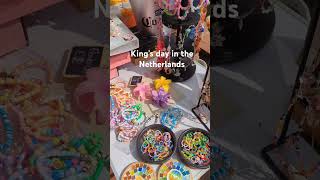 Flea market during celebration of king's day in Rotterdam, Netherlands. #dutch #europe #culture