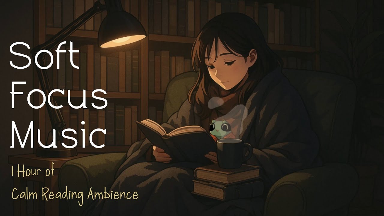 책 읽을 때 듣는 잔잔한 음악 1시간 ☕ Soft Reading Room Music for Focus & Relaxation (1 Hour)