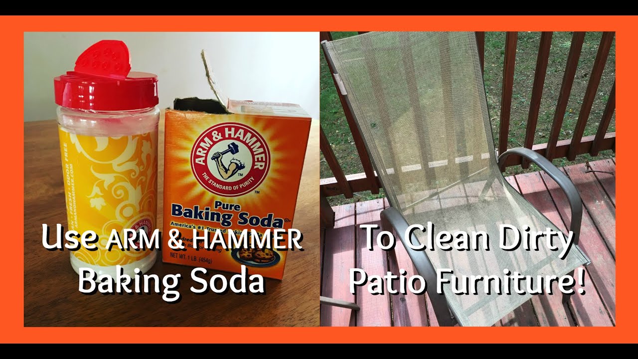 Use Baking Soda To Clean Patio Furniture