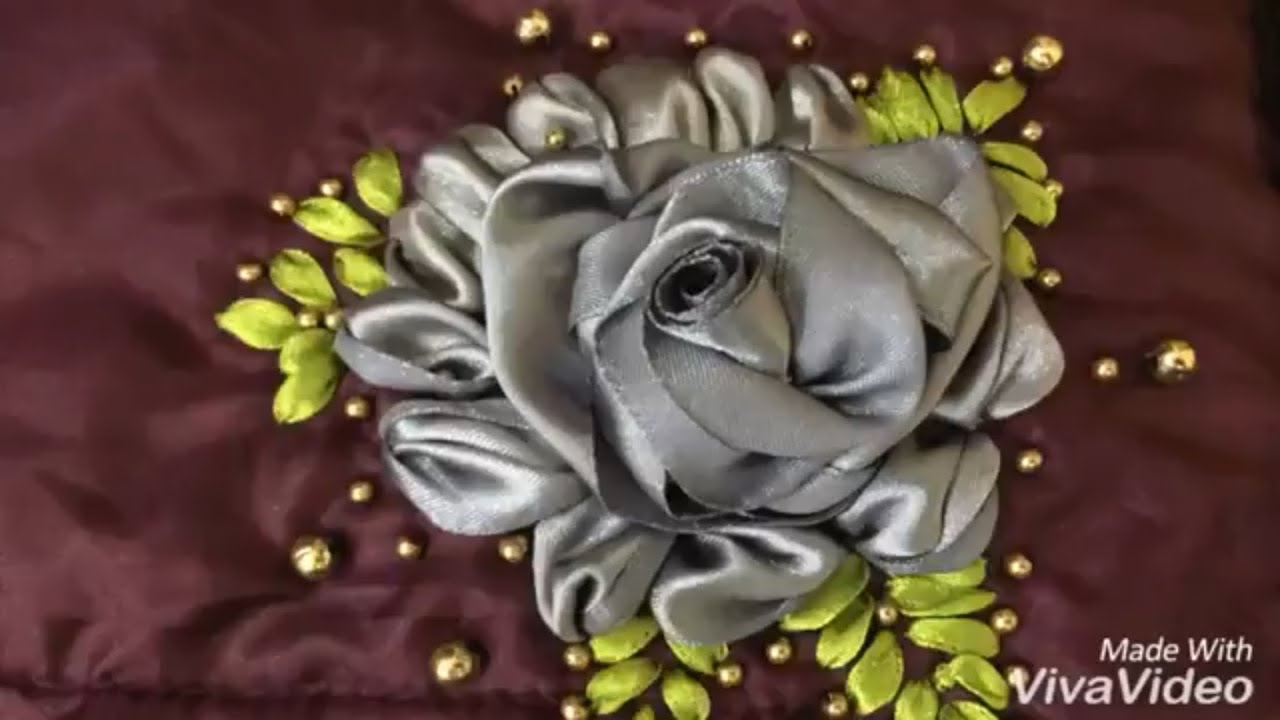 creative videos free download How to make a ribbon flower