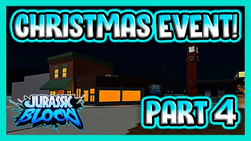 CHRISTMAS EVENT UPDATE! (NEW MAP TEASERS) (PART 4) - Roblox Jurassic Blocky