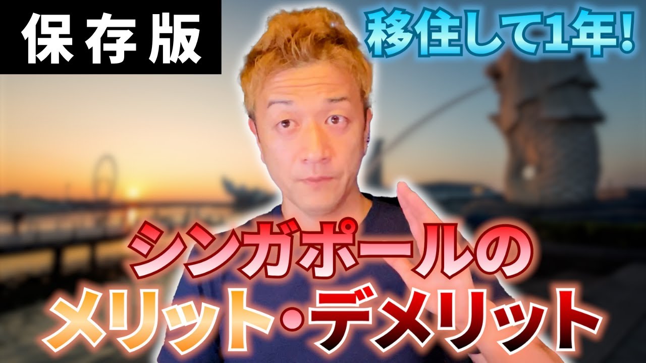 【保存版】シンガポール移住したい人必見！法人税、所得税、年間移住コストはどのくらい？教育など移住の全てをご紹介！