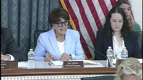 Rep. Eshoo Opening Remarks Committee on Energy and Commerce Health Subcommittee on CDC