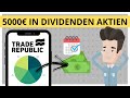 Wie ich 5000€ in Dividenden Aktien investiere inkl. Musterportfolio