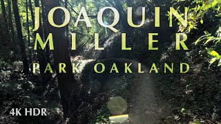 Walking in Joaquin Miller Park, Oakland CA / 4K 60 HDR