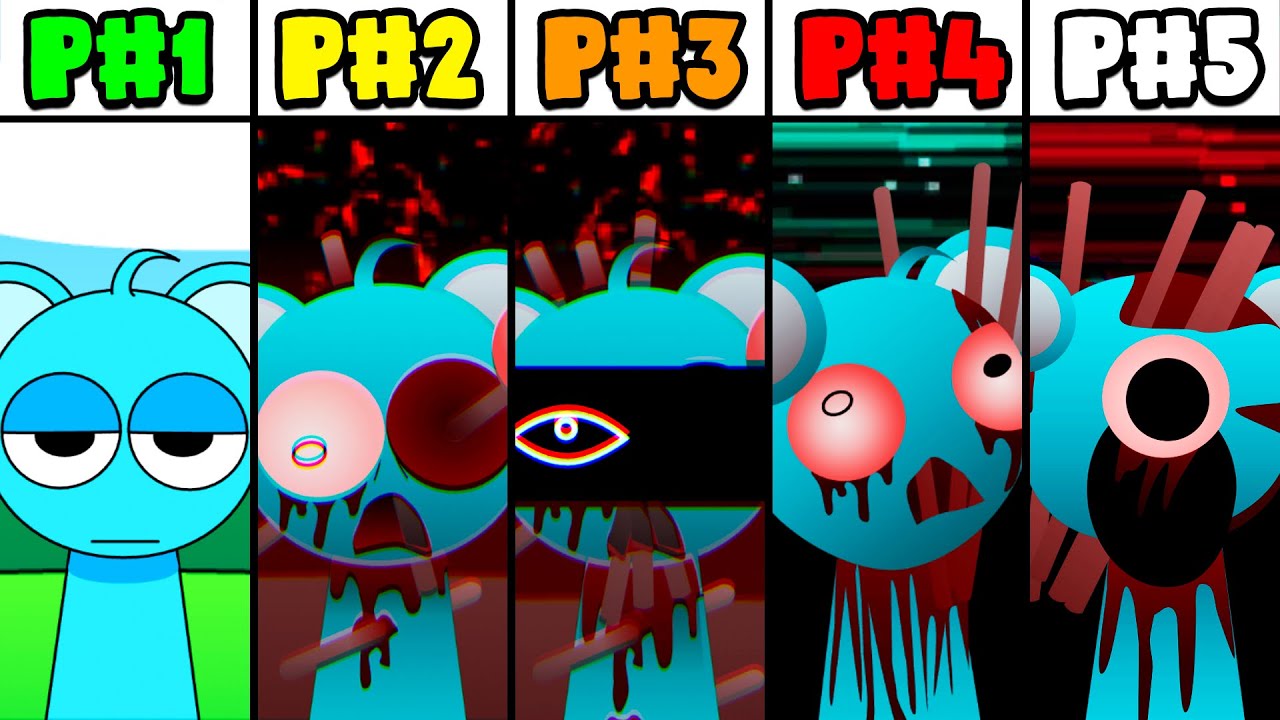 Incredibox Sprunki: Pyramixed Phase 1 VS Phase 2 VS Phase 3 VS Phase 4 VS Phase 5 (Full Animated)