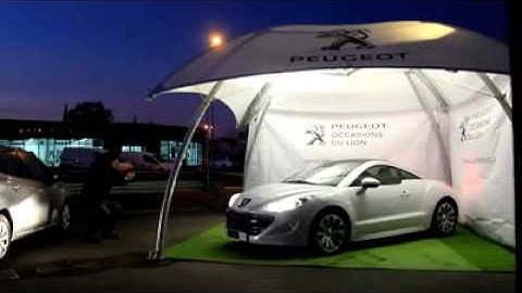 Peugeot Motors branded Lounger & Crossover - Wow Structures