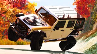 Satisfying Rollover Crashes #32 - BeamNG Drive