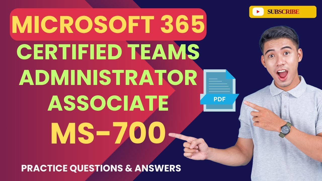 Part#3 | Microsoft 365 Certified Teams Administrator Associate (MS-700) | Practice Q & A