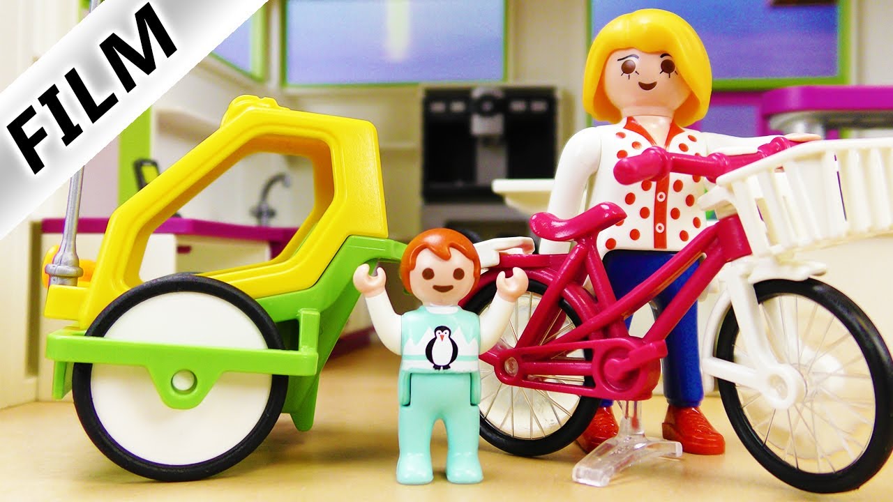 Playmobil Film deutsch DER NEUE FAHRRAD ANHÄNGER