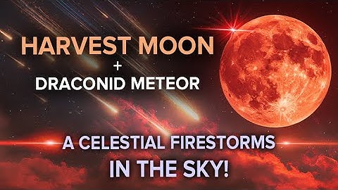 October’s Cosmic Storm: Harvest Moon + Draconid Meteor Outburst