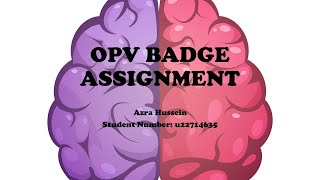 OPV 122 Badge Assignment