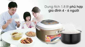 Nồi cơm điện tử Sharp 1.8 lít KS-TH18-GL