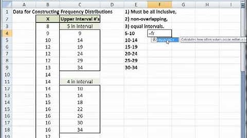 Create a Frequency Distribution using Arrays