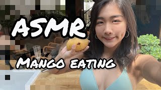 [4K]ASMR Food | mango eating | comforting before sleeping #asmr #food