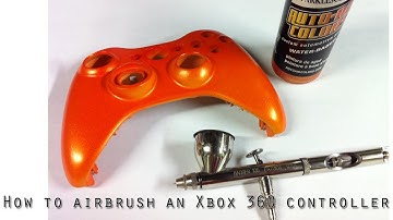 How to airbrush an Xbox 360 controller