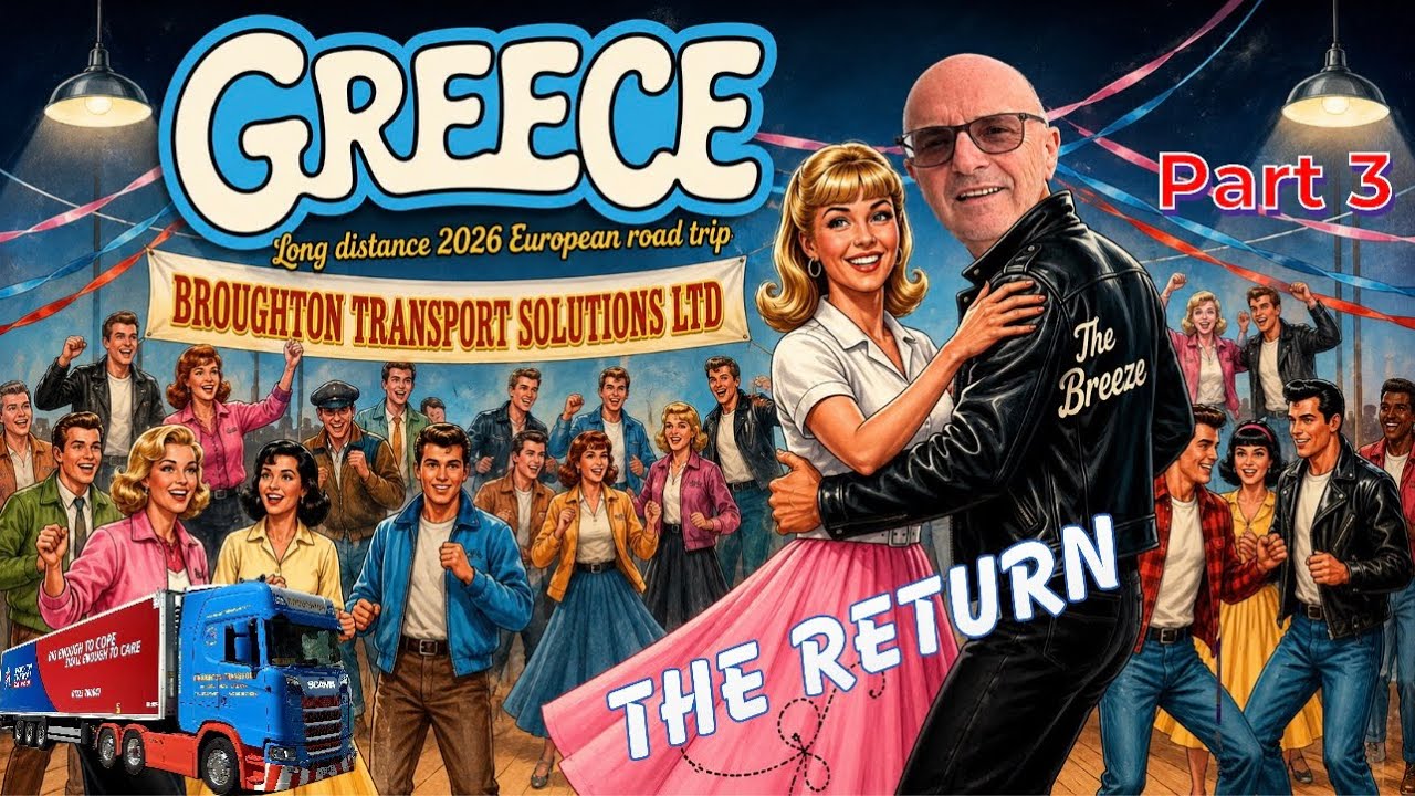 Greece - The return leg.                                       Long distance Euro trucking.  