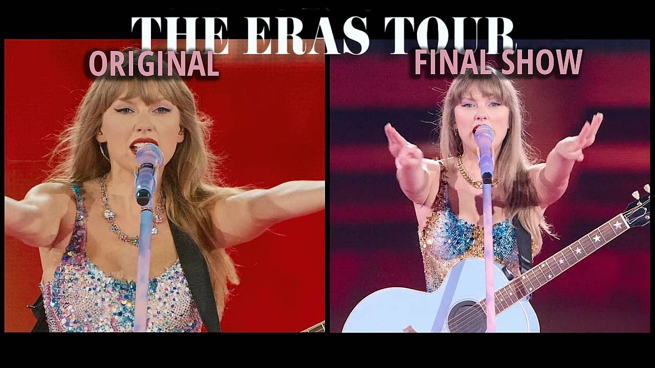 The Eras Tour: Original vs Final Show | Lover - YouTube