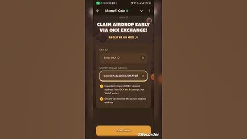 How to add withdrawal address in memefi #cryptocurrency #tech #crypto #memefi