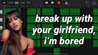 How to make BREAK UP WITH YOUR GIRLFRIEND, I’M BORED on iPhone | Garageband Tutorial screenshot 2