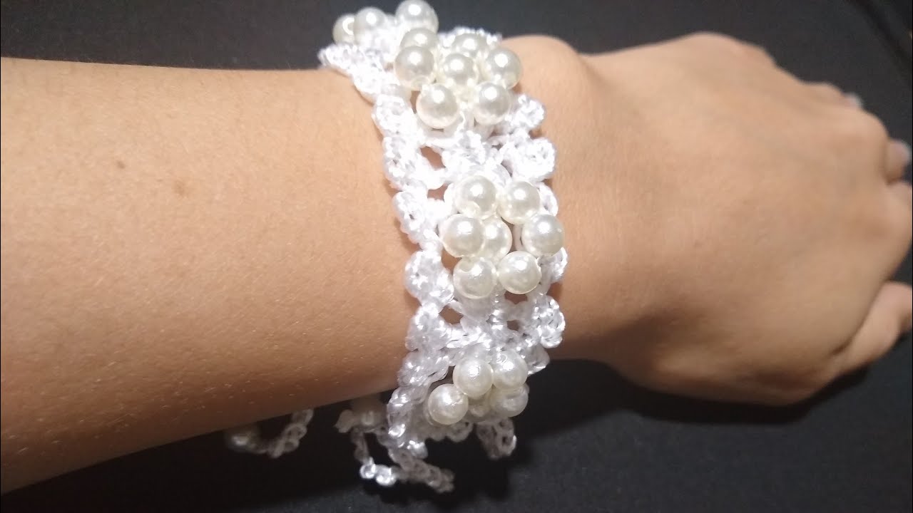 PULSEIRA DO CONJUNTO BRINCO ARGOLA - (VEJA O PASSO A PASSO)