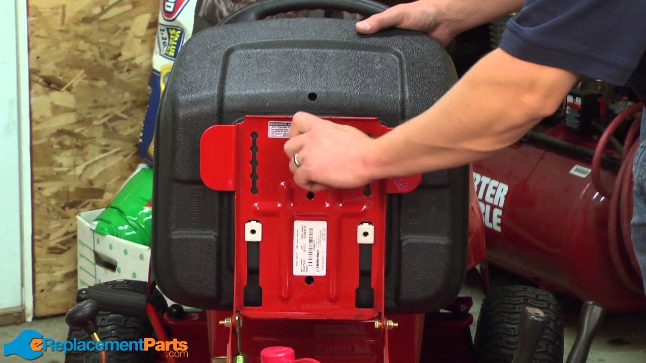 How to Replace the Seat on a Troy-Bilt Pony Lawn Tractor (Part # 757