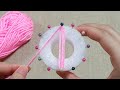 Amazing Flower Craft Ideas with Woolen - Hand Embroidery Trick - Sewing Hack - New Wool Design