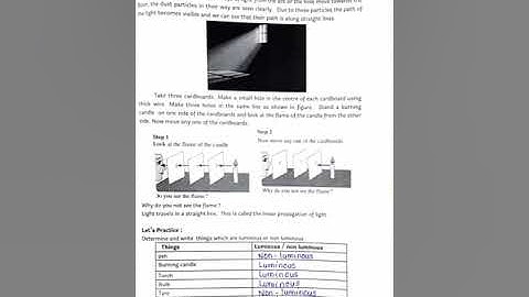 Solutions of 7th Science bridge course Activity 10 to 27