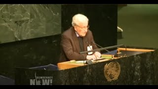 In U N  Speech, Noam Chomsky Blasts United States for Supporting Israel, Blocking Palestinian State