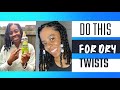 How I Moisturize Twists and Braids | Natural Hair