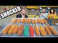 Look at their faces customers shocked by this unbeaten corn dog eating challenge