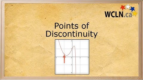 WCLN - Math - Points of Discontinuity