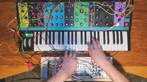 Moog Matriarch + Make Noise Maths 02 - 4 Voices