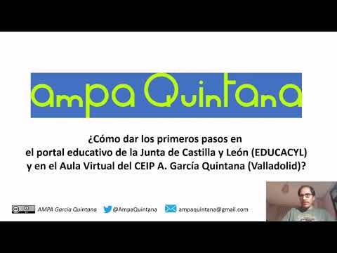 Primeros Pasos EDUCACYL y Aula Virtual