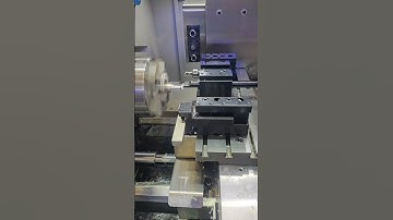 #XKNC-100G high precision CNC lathe, equiped with Y axis to realize integrated processing. #machine